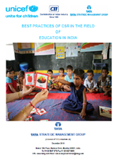 Best practices of CSR in the field of education in India